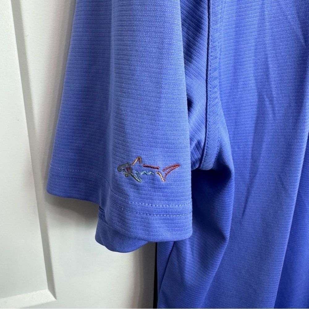 Greg Norman Men's Play Dry Polo Golf Shirt Size XL Blue - Picture 2 of 7